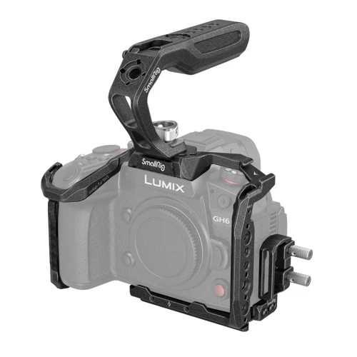 3441 Panasonic LUMIX GH6 / GH7 için “Black Mamba” Serisi Kamera Kafes Kiti
