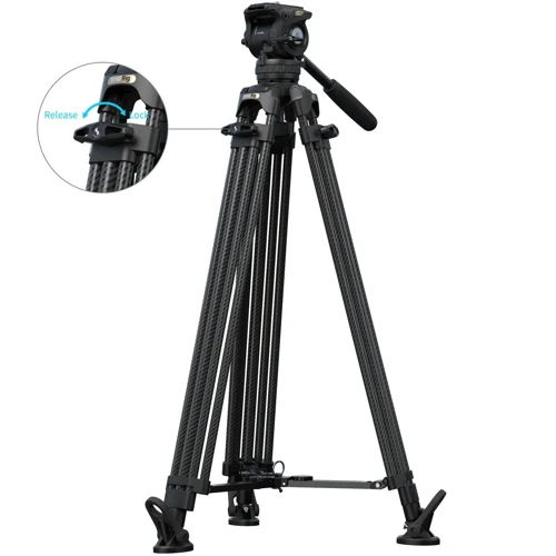5580 FSD16 FreeSpeed Ağır Hizmet Tipi Karbon Fiber Tripod