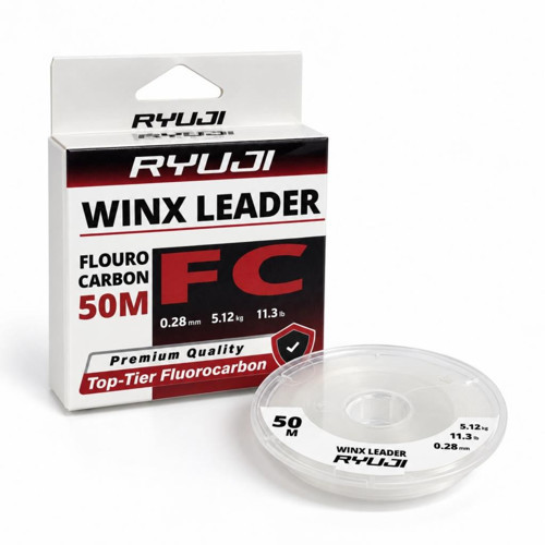 Fluorocarbon Lider Misina - Winx Leader - 50 mt - 0,28mm