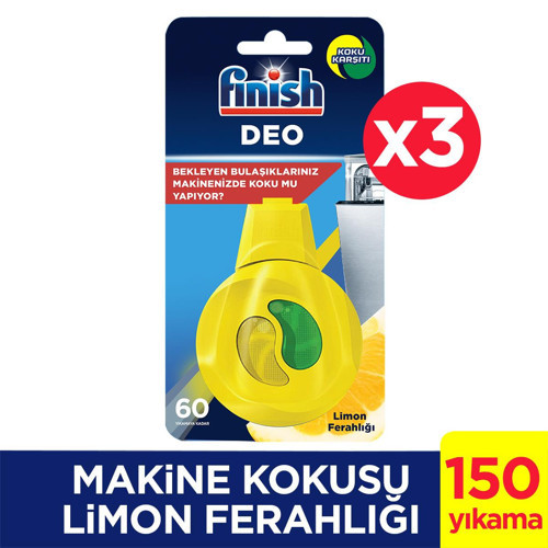 Bulaşık Makinesi Kokusu Limon Ferahlığı x3 Adet