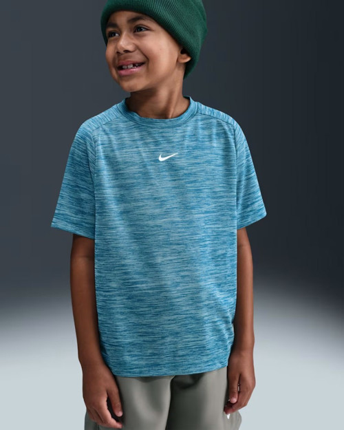 HJ3771-301 Dri-FIT Kısa Kollu Genç Çocuk Tişört - Mavi