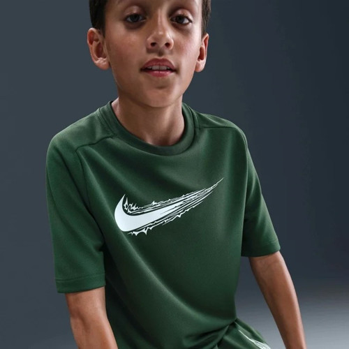 HF8100-323 Dri-FIT Çocuk Kısa Kollu Tişört - Yeşil