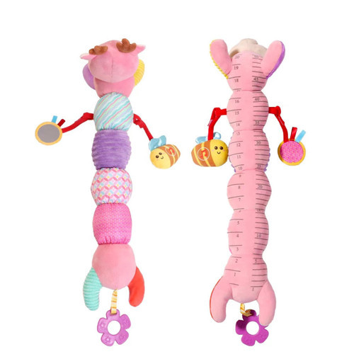 Sevimli Tırtıl Aktivite Eğitici Müzikli Peluş Oyuncak 0-3 Yaş Unisex