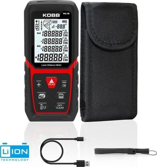 KBL100 100m Profesyonel Li-ion Şarjlı Lazer Metre