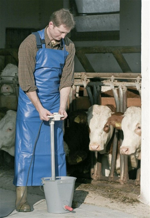 Askılı Süt Sağım Önlüğü Mavi 15151