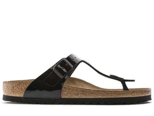Gızeh Patent Kadın Terlik Siyah 043661 JUSTSTEP