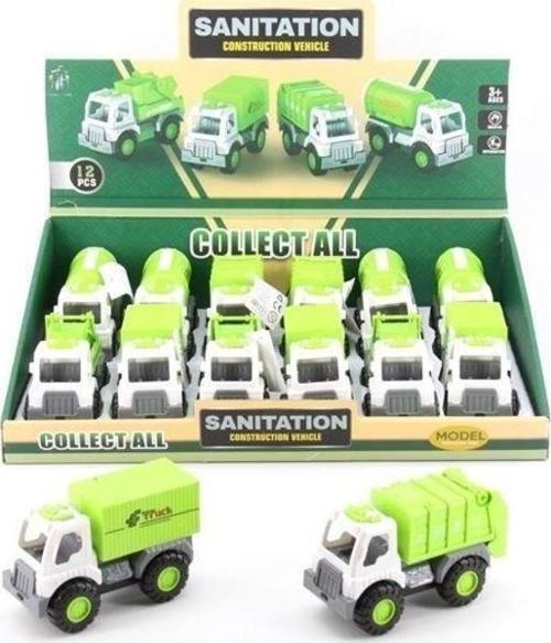Oyuncak Sürtmeli İş Makineları 7756S-4 (Karışık Model 1 Adet)