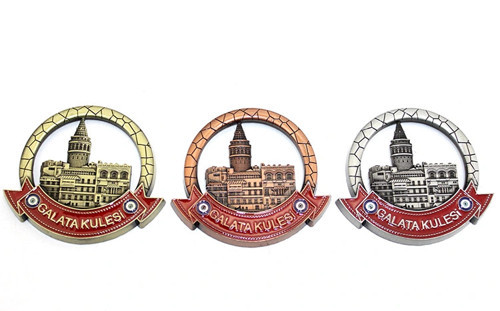 İstanbul Temalı Metal Magnet