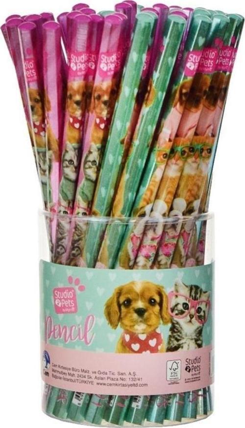 Kurşun Kalem Studio Pets Pt-6372 (60 Lı Paket)