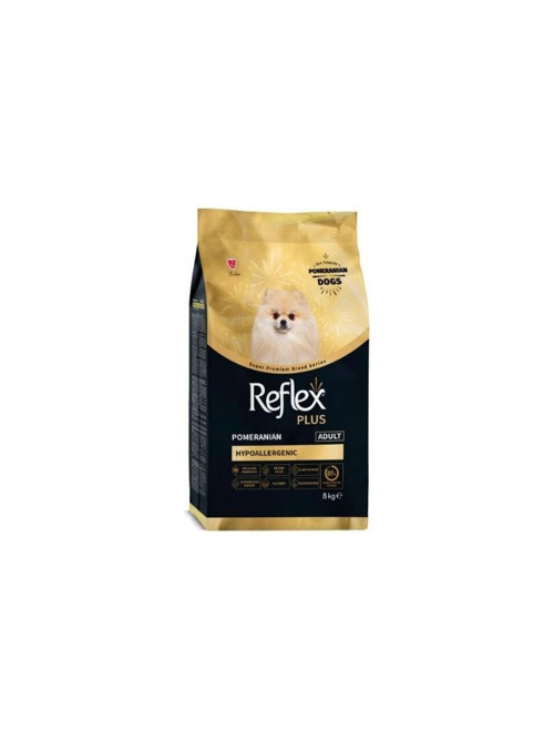 PLUS Pomeranian Hipoalerjenik Yetişkin Köpek Maması 8 kg