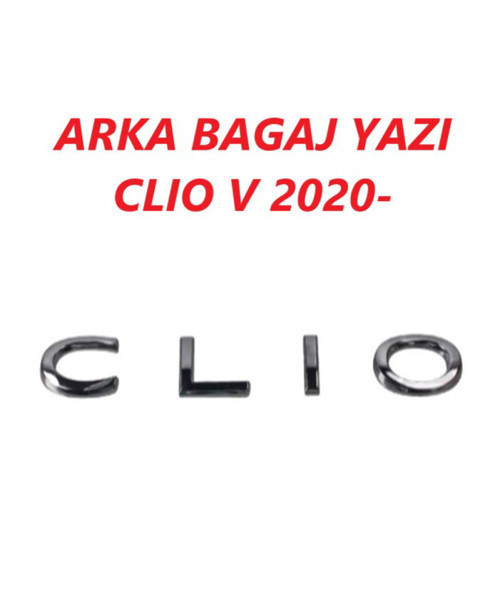 ARKA BAGAJ YAZI RENAULT CLİO V 2020-