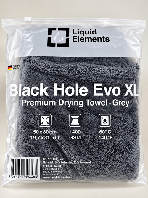 Black Hole Evo 1400 GSM 50X80 Kurulama Havlusu Çizgisiz Temizlik