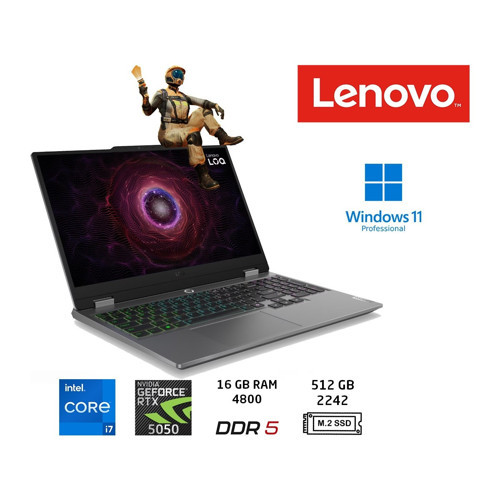 loq Intel Core I7 13650HX 16GB 512GB SSD RTX5050 W11 Pro 15.6" 83JE00JPTR Duddi