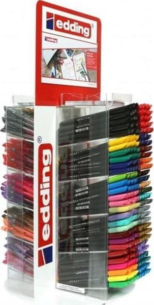Keçeli Kalem + Roller Kalem Round Display Stand Karışık (560 Lı Set) Ed1200-2185