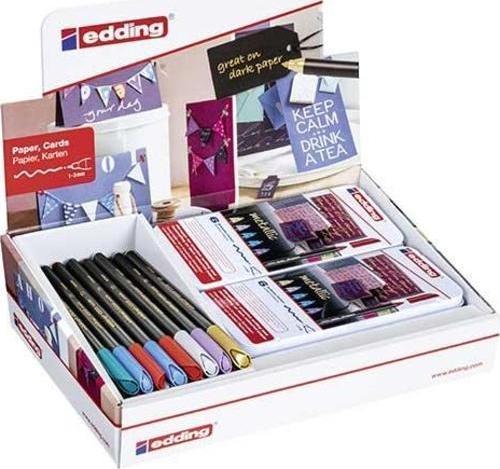 Keçeli Kalem 1.0Mm 40+6 Lı Metlik Set Stand Ed1200