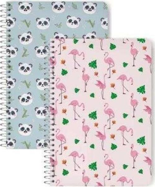 Animal Serisi Spiralli Not Defteri 120 Yaprak Kareli 17X24Cm 0067