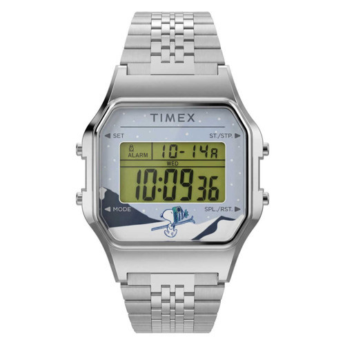 TW2Y76700 Peanuts® x Timex T80 Snoopy Ski Kol Saati