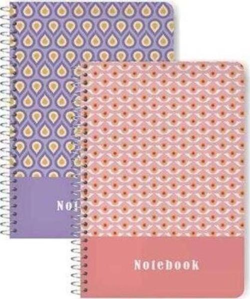 Notebook Serisi Spiralli Not Defteri 120 Yaprak Kareli 17X24Cm 0069