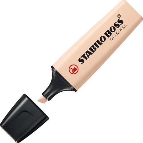 Fosforlu Kalem (İşaret Kalemi) Boss Naturecolors Bej 70/186 (10 Lu Paket)
