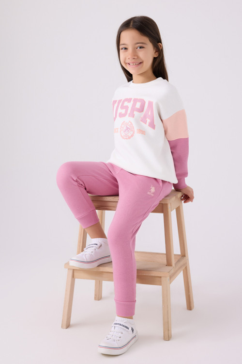 Kız Çocuk Krem Pijama Takımı 50299749-VR071