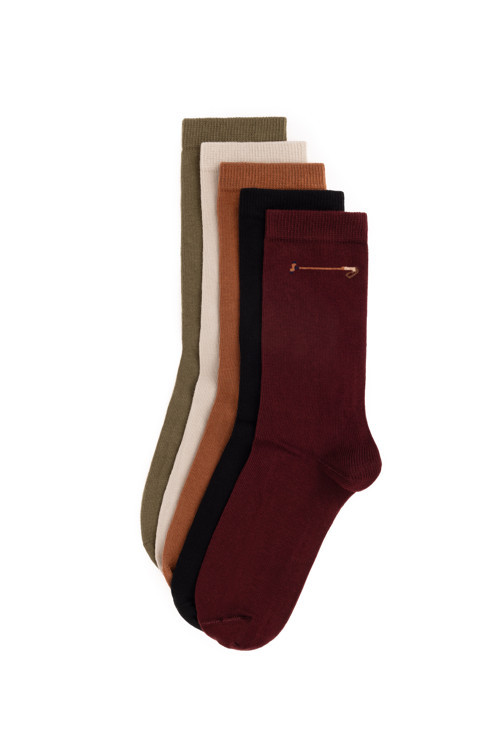 Kadın Bordo Çorap 50299317-VR014