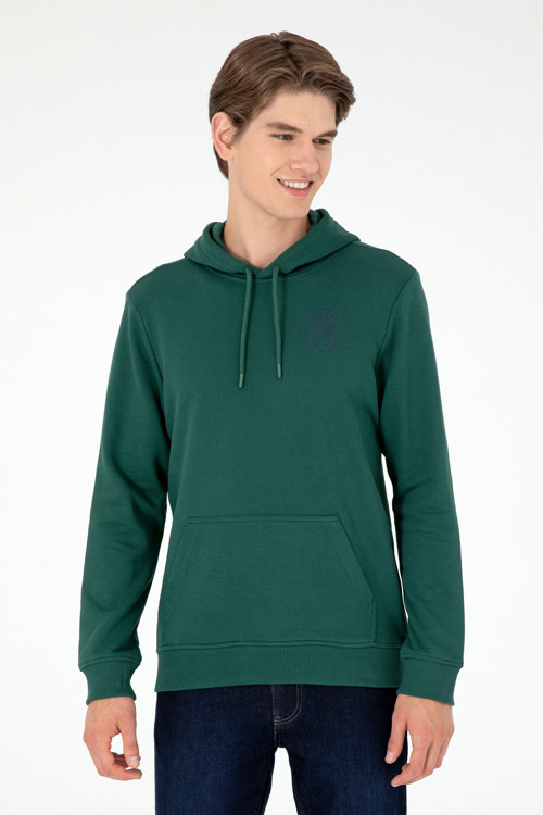 Erkek Koyu Yeşil Sweatshirt 50293361-VR079