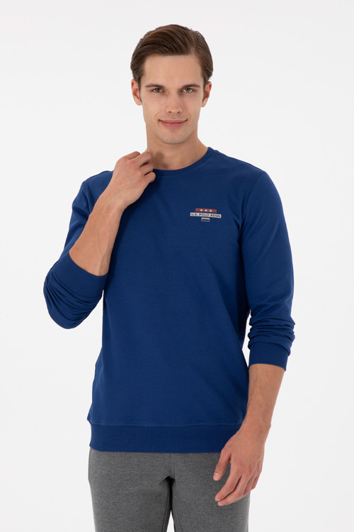 Erkek İndigo Sweatshirt 50293742-VR028