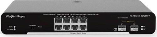 Rg-Nbs3100-8Gt2Sfp-P 8-Port Poe+ Gigabit L2 Managed Switch Hub 8 Gigabit Rj45 Ports,2 Sfp Slots