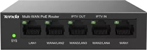 G0-5G-Poe 5 Port 4 Port Poe+ 10-100-1000 Switch Hub Çelik Kasa Poe Router