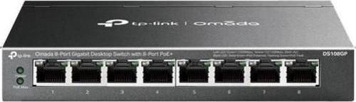 Ds108Gp 8 Port 10-100-1000 Poe+ Switch Hub Çelik Kasa Rack Mount