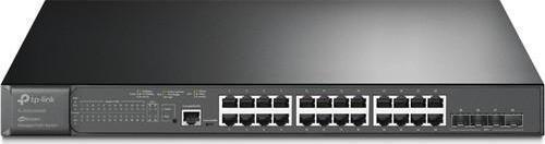 Tl-Sg3428Xmp 24 Port 10-100-1000 Poe+ Switch Hub 4 Port 10Ge Sfp L2 Çelik Kasa Rack Mount