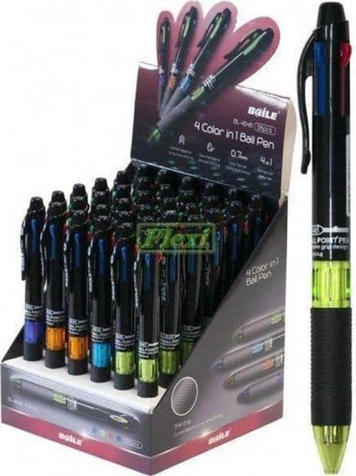 Perfect 4 Renk Tükenmez Kalem Bl-164B (36 Lı Paket)