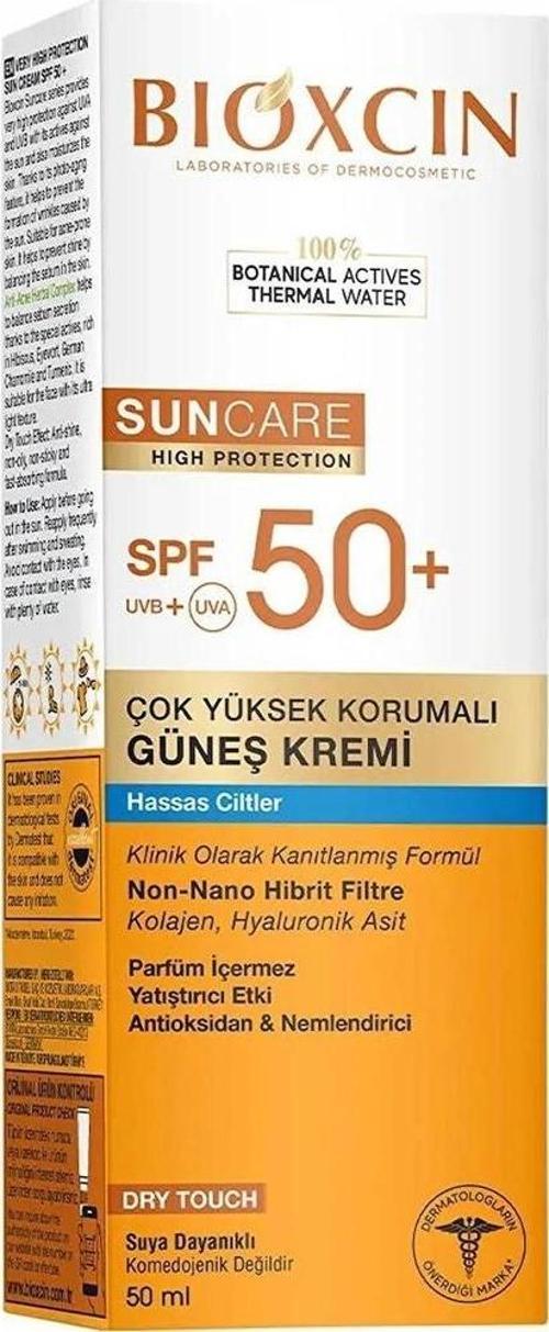 Sun Care Hassas Ciltler Icin Cok Yuksek Korumali Gunes Kremi Spf50+ 50 Ml
