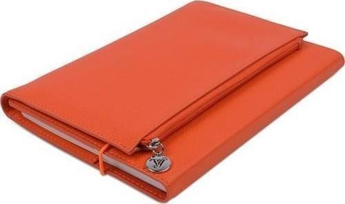 Victoria's Journals Not Defteri 14X20 Cm Zipco Clutch 80 Gram Turuncu 96 Yaprak Çizgili 211600