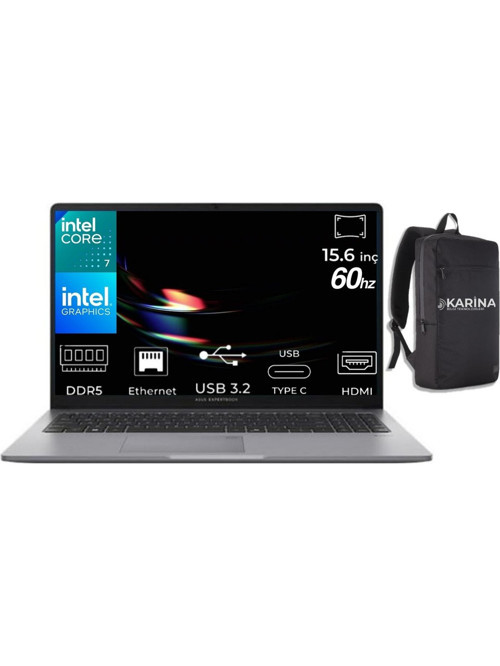 ExpertBook P1 Core 7-240H P1503CVA-C716512G0D-K36 32GB 1TB Intel UHD W11Pro 15.6'' 60Hz FHD Taşınabilir Notebook