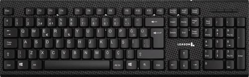 LE201 Kablolu Klavye Siyah