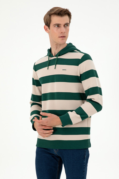 Erkek Koyu Yeşil Sweatshirt 50293357-VR079