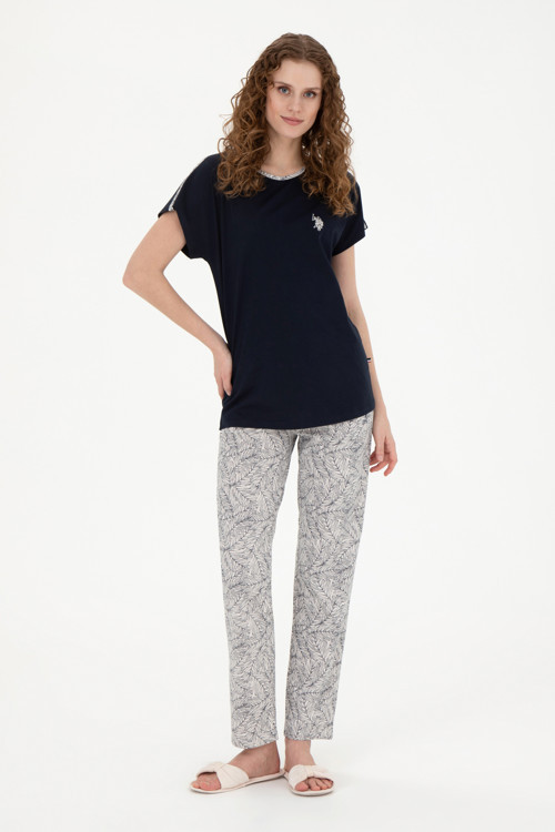 Kadın Lacivert Pijama Takımı 50290817-VR033