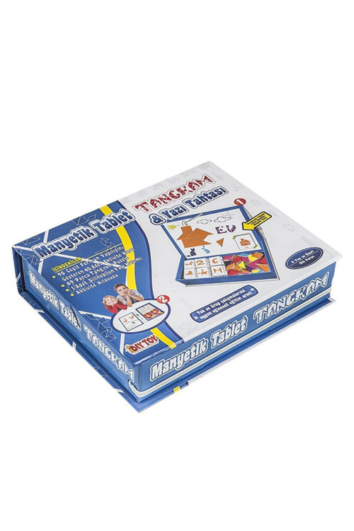 Manyetik Tablet Tangram, Yazı Tahtası, 96 Parça, Magnet Tangram, Eğitim Seti