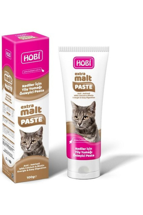 Extra Malt Paste Kediler Için Tüy Yumağı Önleyici Pasta 100GR