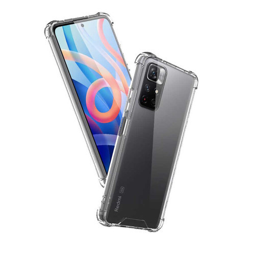 Xiaomi Redmi Note 11T 5G Kılıf Darbe Önleyici Anti Shock Özellikli Kamera Korumalı Silikon