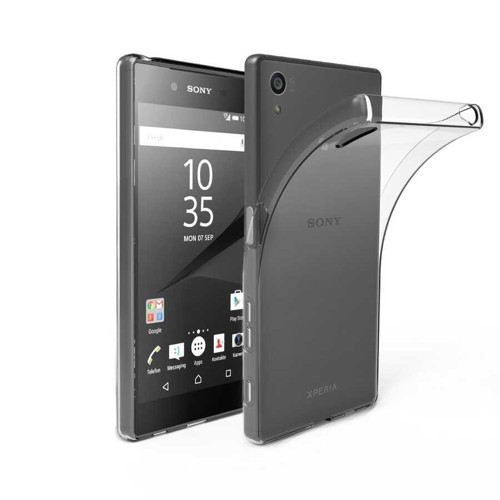 Sony Xperia Z5 Premium Kılıf Kamera Korumalı Şeffaf Kalın Üstün Koruma Silikon