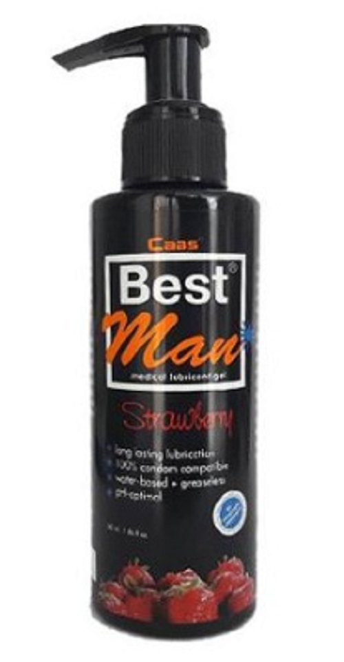 Cabs Best Man Su Bazlı Çilek Aromalı Kayganlaştırıcı Jel 150 ml