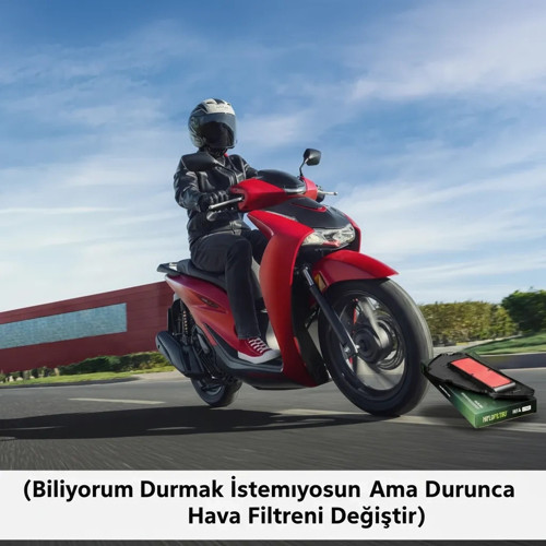 Honda SH 125 Hava Filtresi 2024 ve Sonrası Tüm Modeller Hiflo