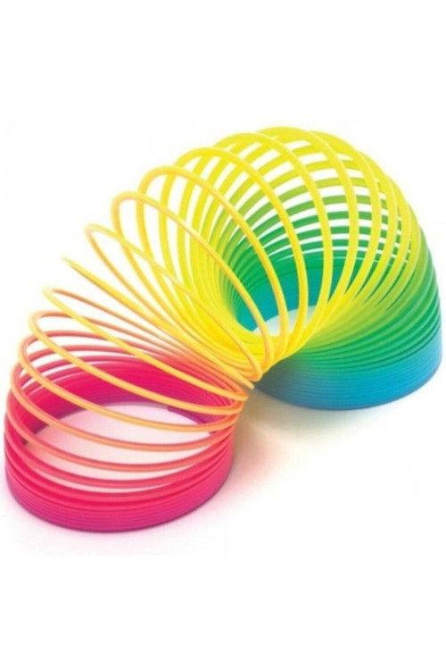 Fidget Stres Yayı - Magic Spring Rengarenk Gökkuşağı Stres Yayı NO:7