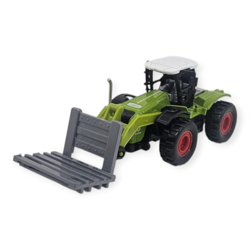 Farm Mini Oyuncak Traktör - 14 cm Forklift Palet Yükleyici Çiftlik Aracı
