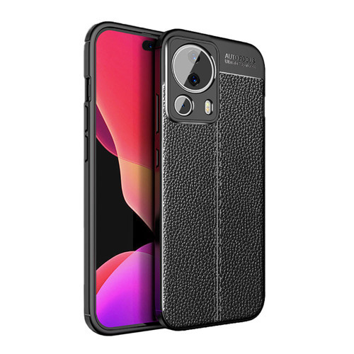 Xiaomi Mi 13 Lite Kılıf Deri Görünümlü Silikon Kamera Korumalı Üstün Koruma