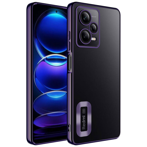 Xiaomi Redmi Note 12 5G Kılıf Kamera Lens Korumalı Logo Gösteren İnce Hafif