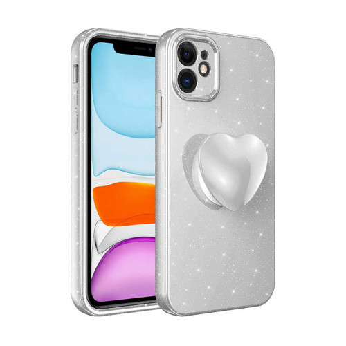 iPhone 11 Kılıf Simli Soketli Kamera Korumalı Silikon Üstün Koruma