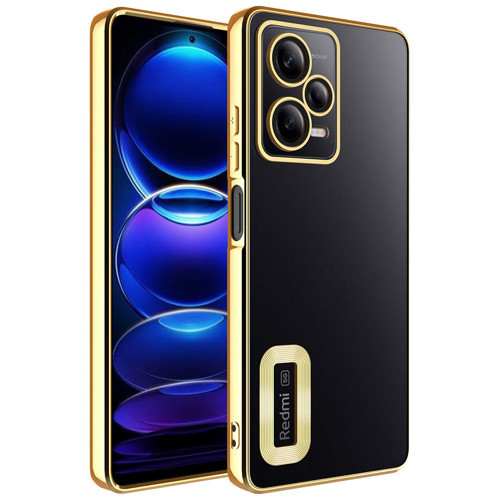 Xiaomi Redmi Note 12 Pro 5G Kılıf Kamera Lens Korumalı Logo Gösteren İnce Hafif
